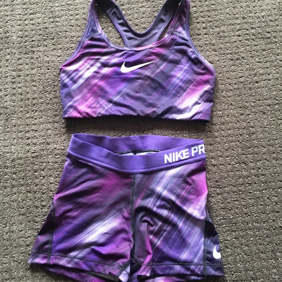 Nike Other - Nike pro sports bra and shorts